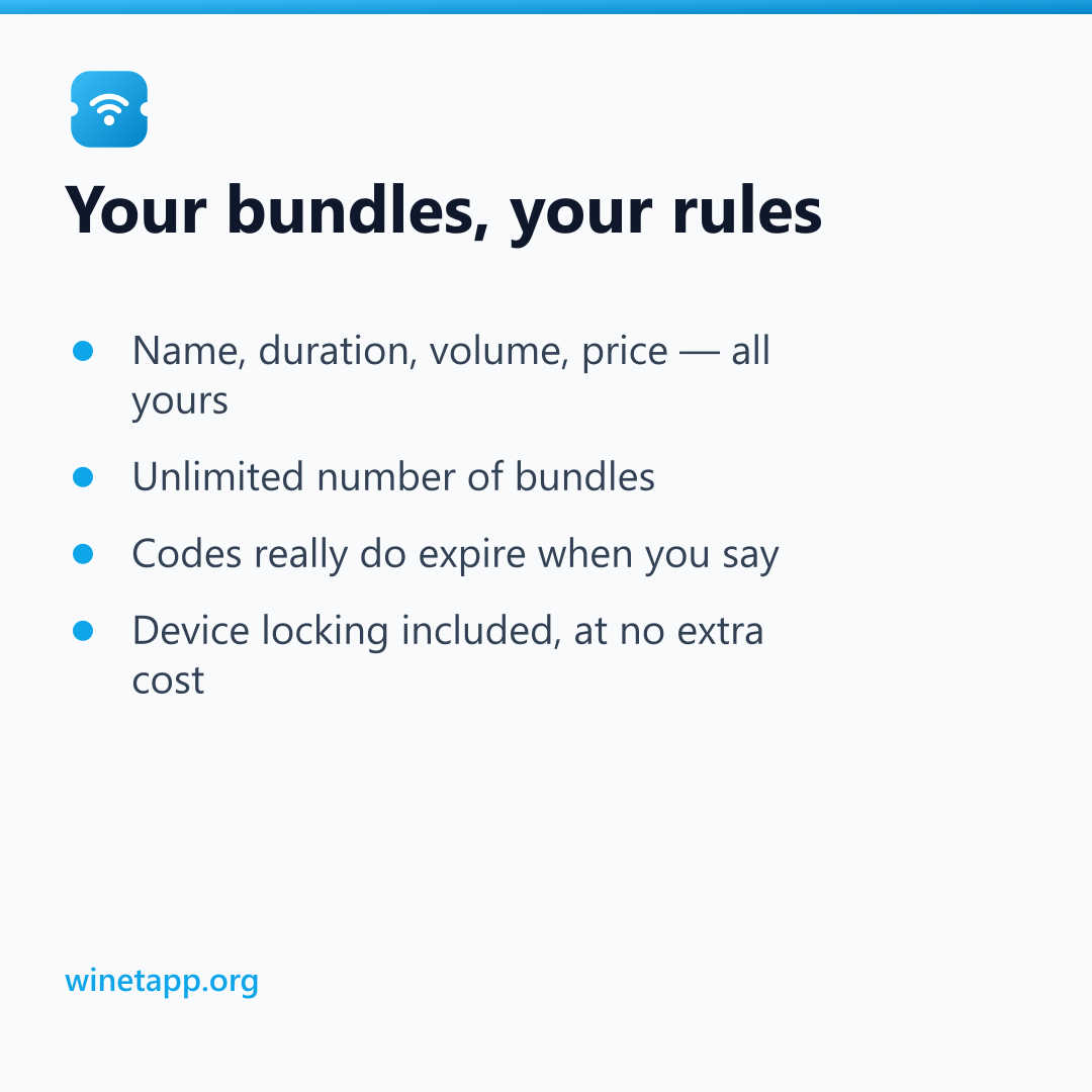 Your bundles, your rules