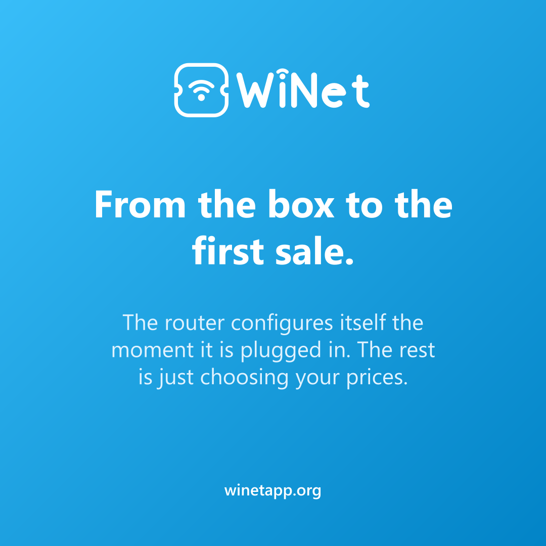 From the box to the first sale.