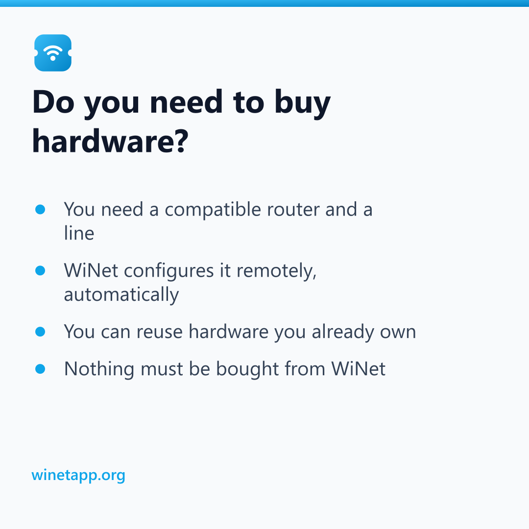 Do you need to buy hardware?