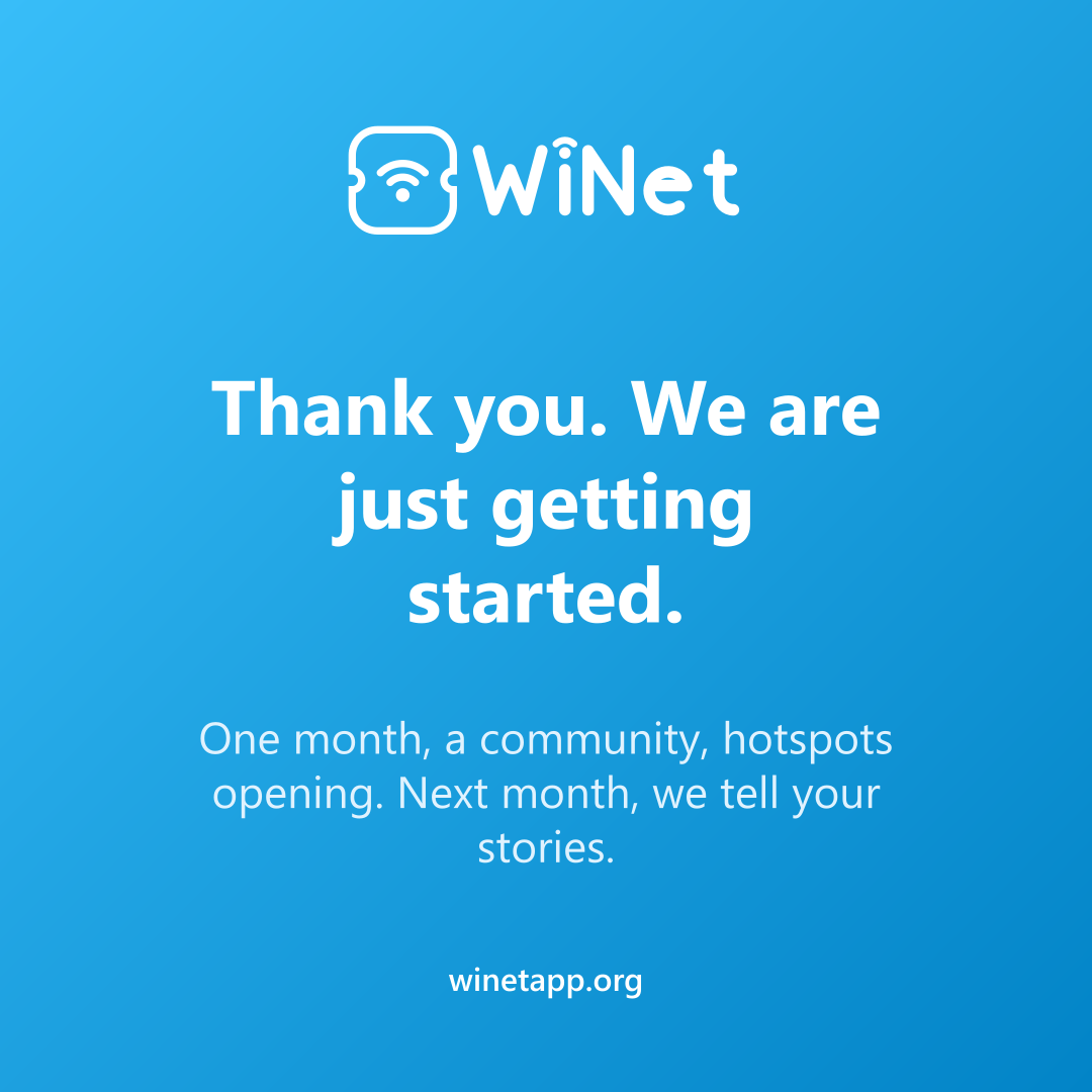 Thank you. We are just getting started.