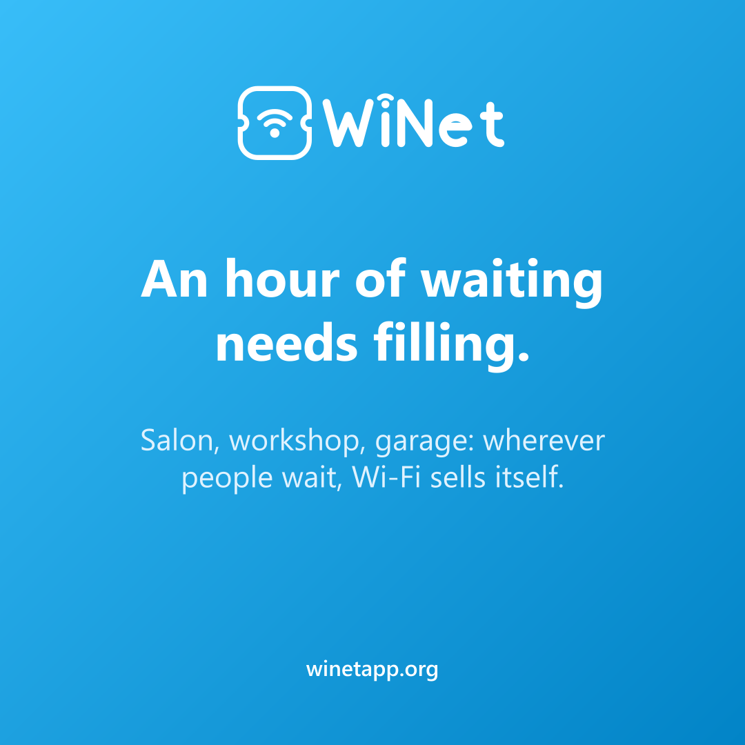 An hour of waiting needs filling.