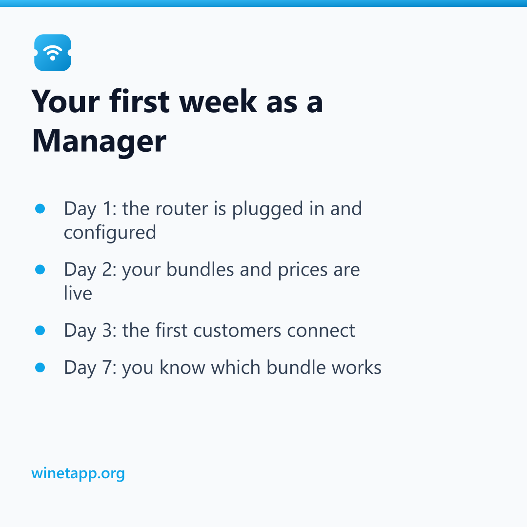 Your first week as a Manager