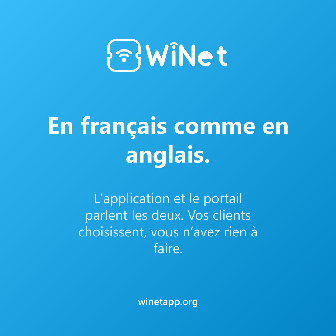 En français comme en anglais.