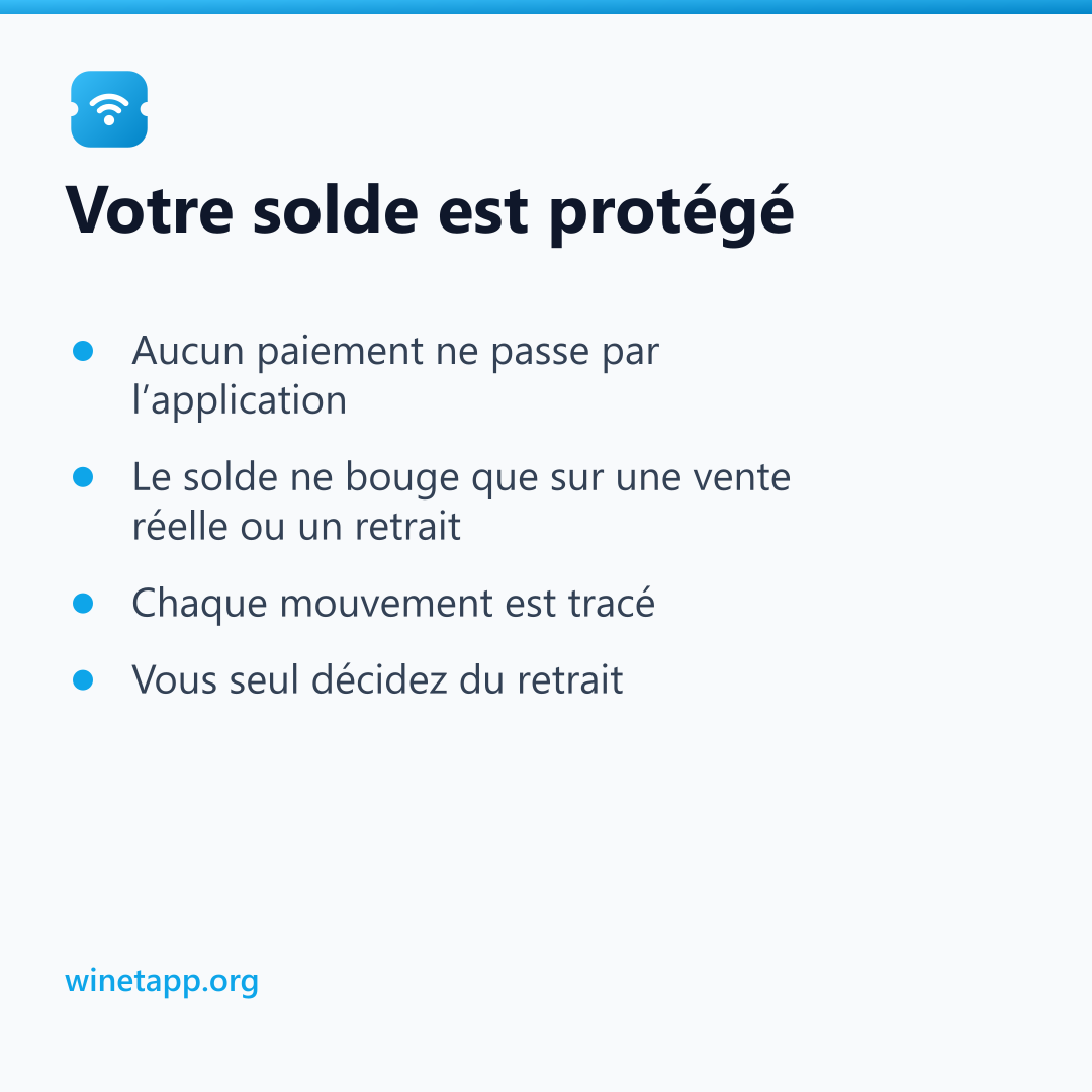 Votre solde est protégé