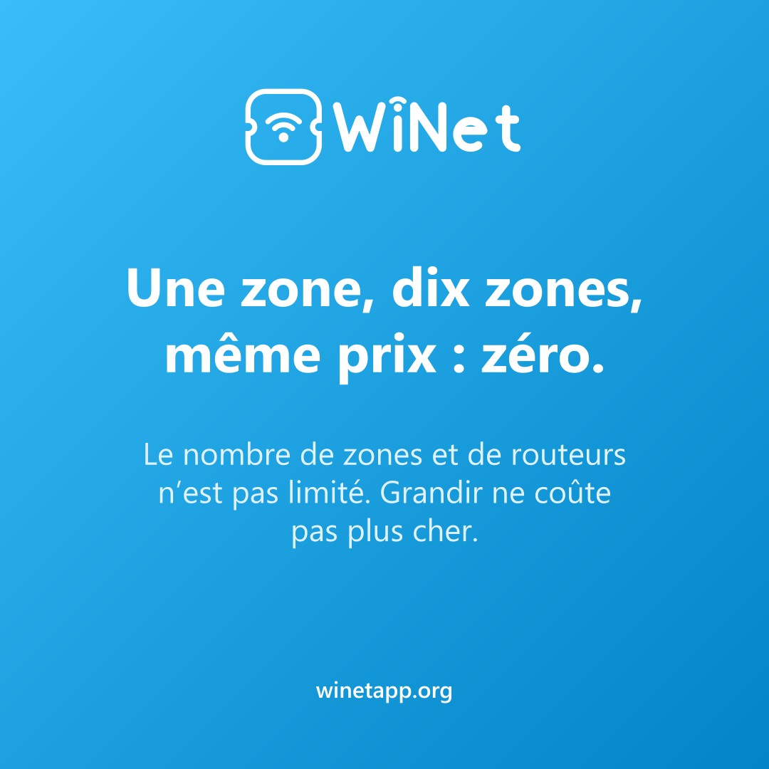 Une zone, dix zones, même prix : zéro.