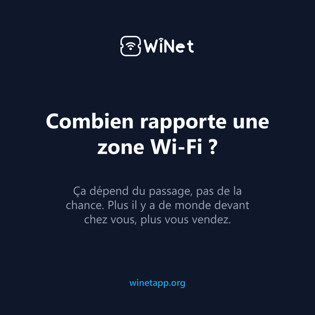 Combien rapporte une zone Wi-Fi ?
