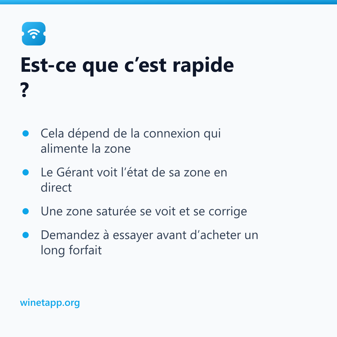 Est-ce que c’est rapide ?