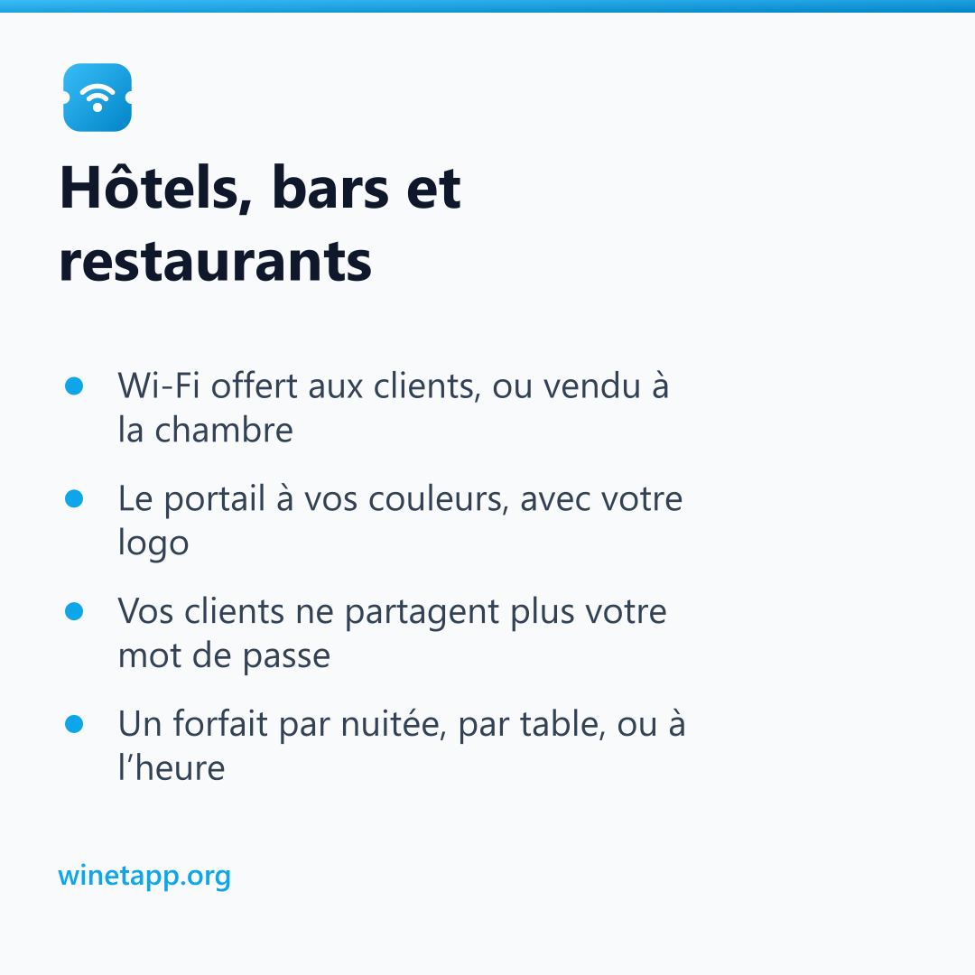 Hôtels, bars et restaurants